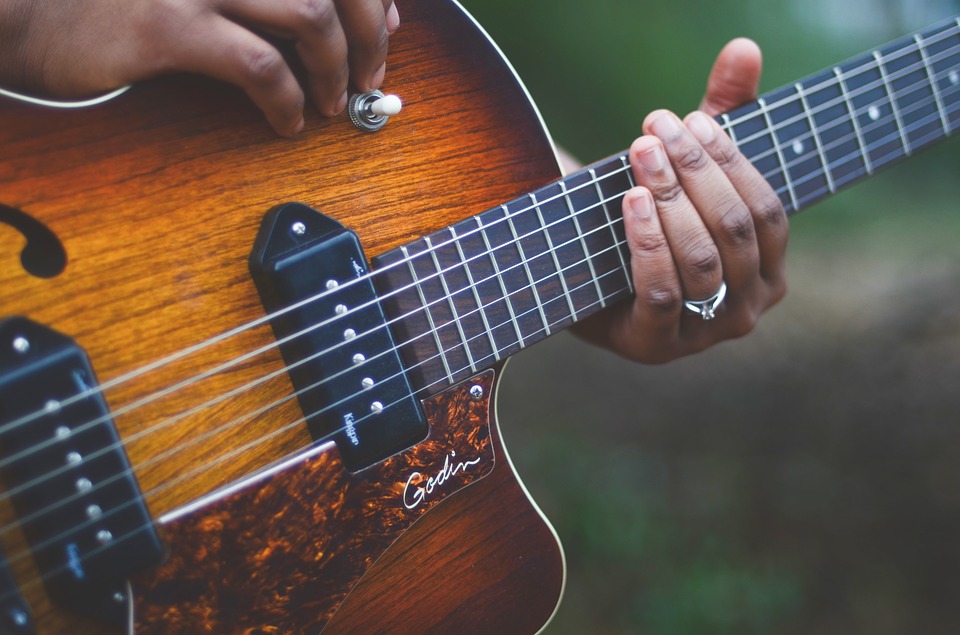 Learning to play guitar